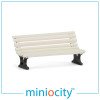076-709 Station Benches - White (Pack of 5) OO Gauge 1:76 scale