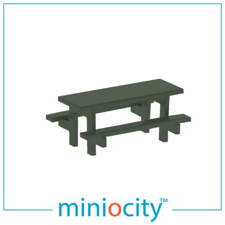 076-700 Picnic Tables (Pack of 3) OO Gauge 1:76 Scale