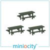 076-700 Picnic Tables (Pack of 3) OO Gauge 1:76 Scale
