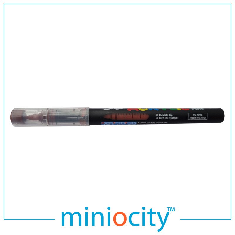 001-208 Acrylic Paint Pen - Brick Red