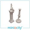 076-719 Garden Statues - Mermaid & Plinth - OO Gauge 1:76 scale