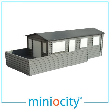 076-1000 ScaleWorks Holiday Caravan - OO Gauge 1:76 Scale Hand Painted Resin Model