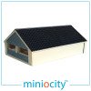 076-1001 ScaleWorks Modern Bungalow - OO Gauge 1:76 Scale Hand Painted Resin Model