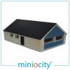 076-1001 ScaleWorks Modern Bungalow - OO Gauge 1:76 Scale Hand Painted Resin Model