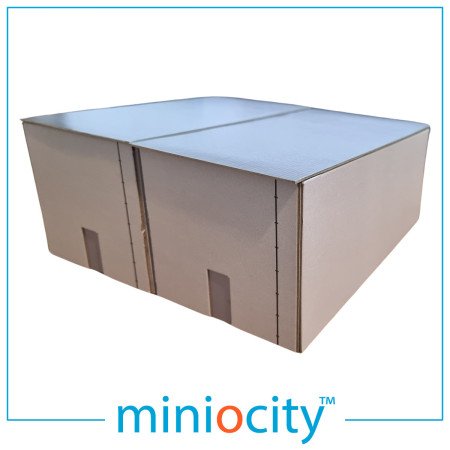 076-003 Modern Industrial Units OO Gauge 1:76 Scale Model Card Kit (Pack of 2)