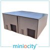 076-004 Modern Retail Units OO Gauge 1:76 Scale Model Card Kit (Pack of 2)