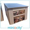 076-004 Modern Retail Units OO Gauge 1:76 Scale Model Card Kit (Pack of 2)