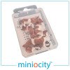 076-502 Brown & White Cows (Pack of 6) OO Gauge 1:76 scale Figures