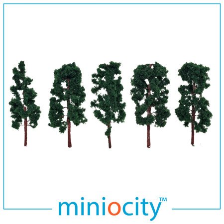 076-701 Tall Trees (Pack of 5) OO Gauge 1:76 Scale Scenery