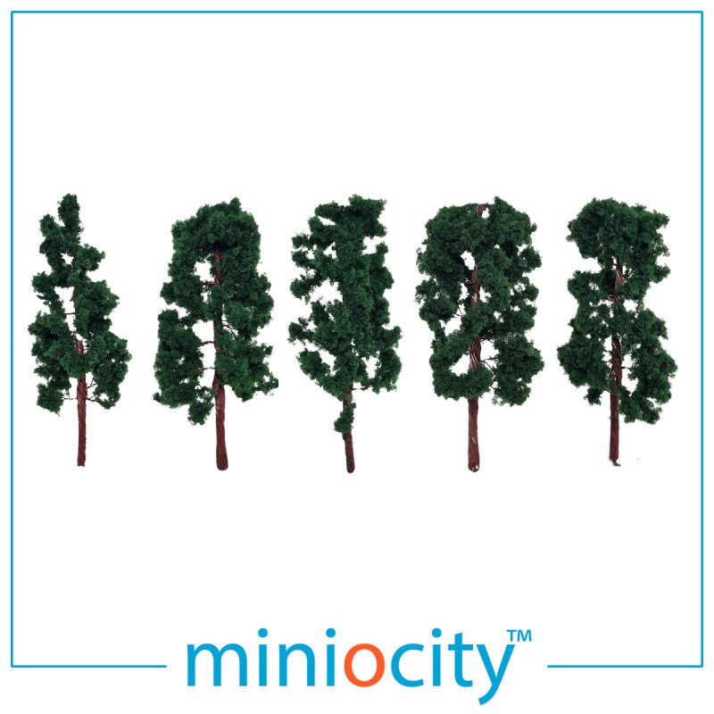 076-701 Tall Trees (Pack of 5) OO Gauge 1:76 Scale Scenery