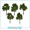 076-703 Yellow Fruit Trees (Pack of 5) OO Gauge 1:76 Scale Scenery